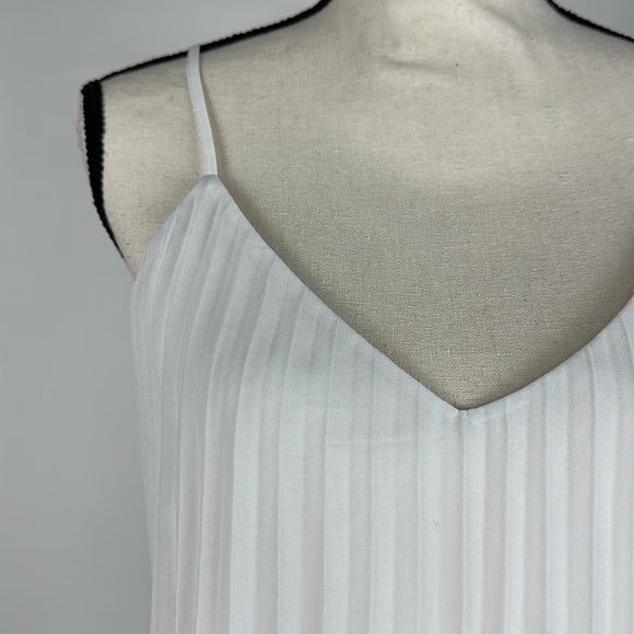 A New Day accordion pleated blouse shirt - size medium - Picture 2 of 5